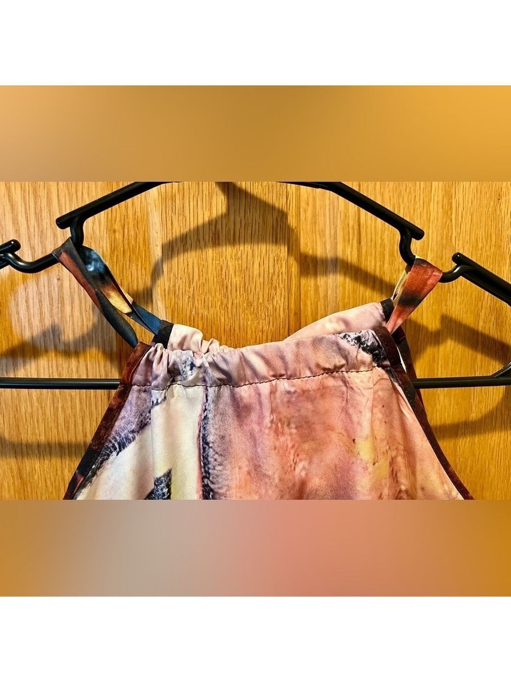 New Women’s Abstract Face Print Camisole Size XL - Picture 6 of 16